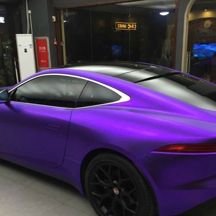 Vinilo Morado Cromo Satinado 20m. - Imagen 4