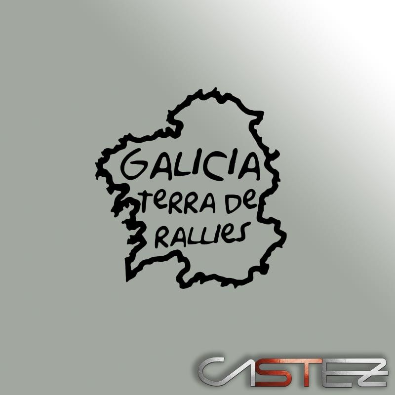 Adhesivo Galicia terra de rallies