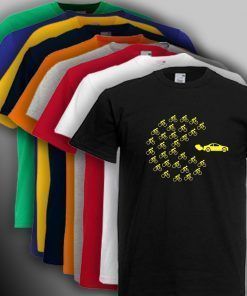 Camiseta Comecocos ciclistas
