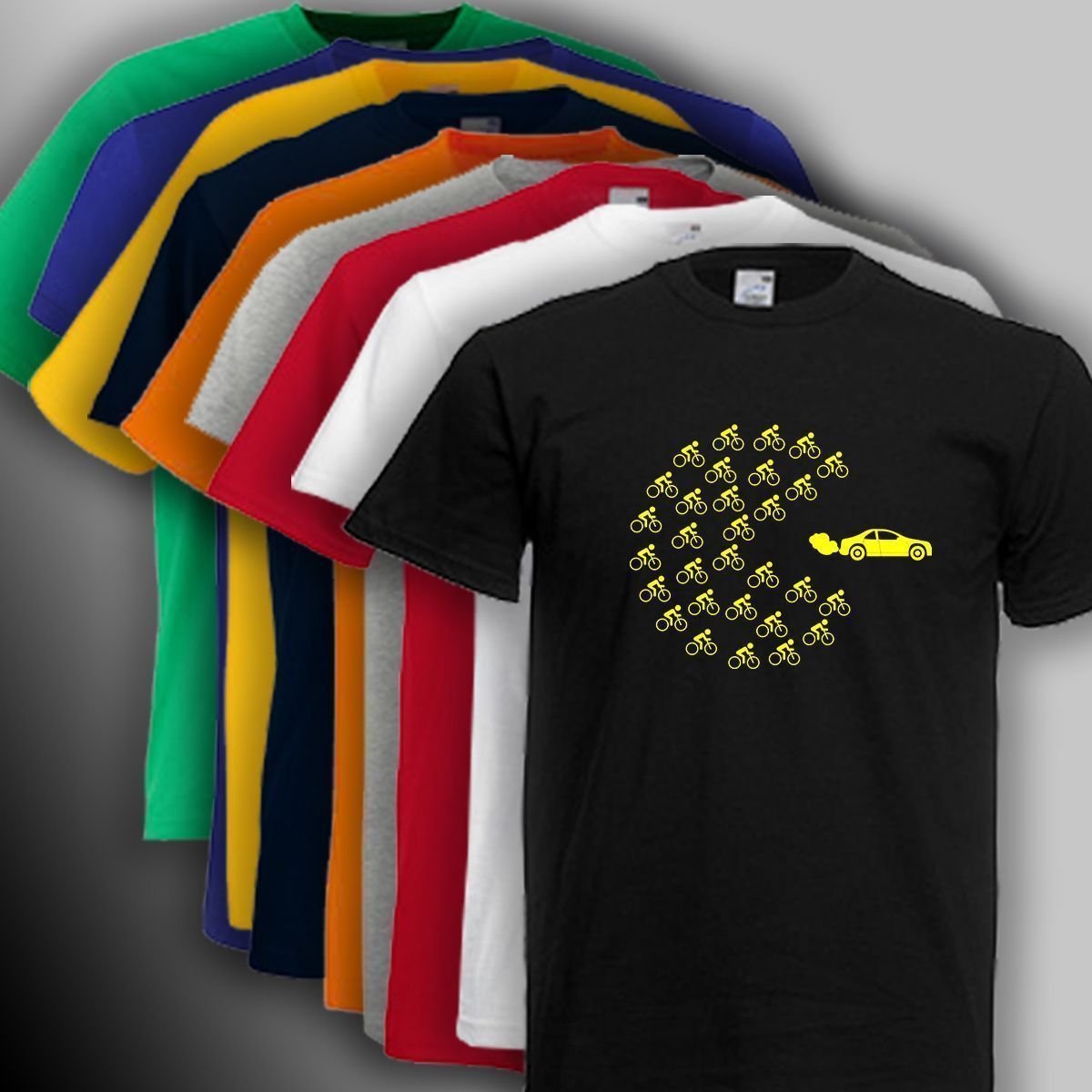 Camiseta Comecocos ciclistas