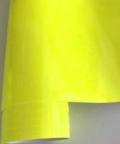 Vinilo Amarillo Fluorescente Brillo