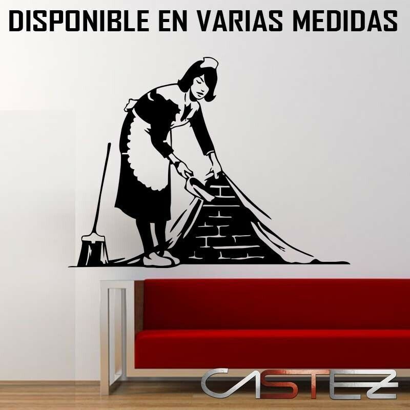 Vinilo Chica limpiando