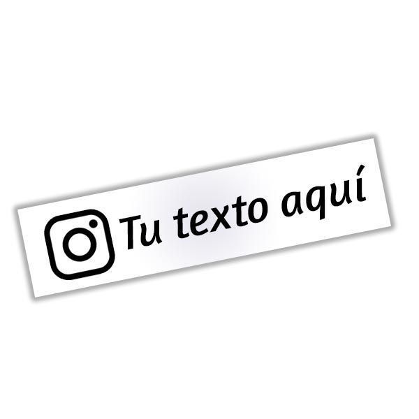 Pegatina Instagram