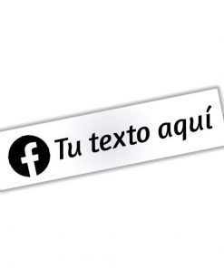 Pegatina Facebook