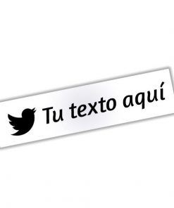 Pegatina Twitter