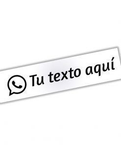 Pegatina Teléfono Whatsapp