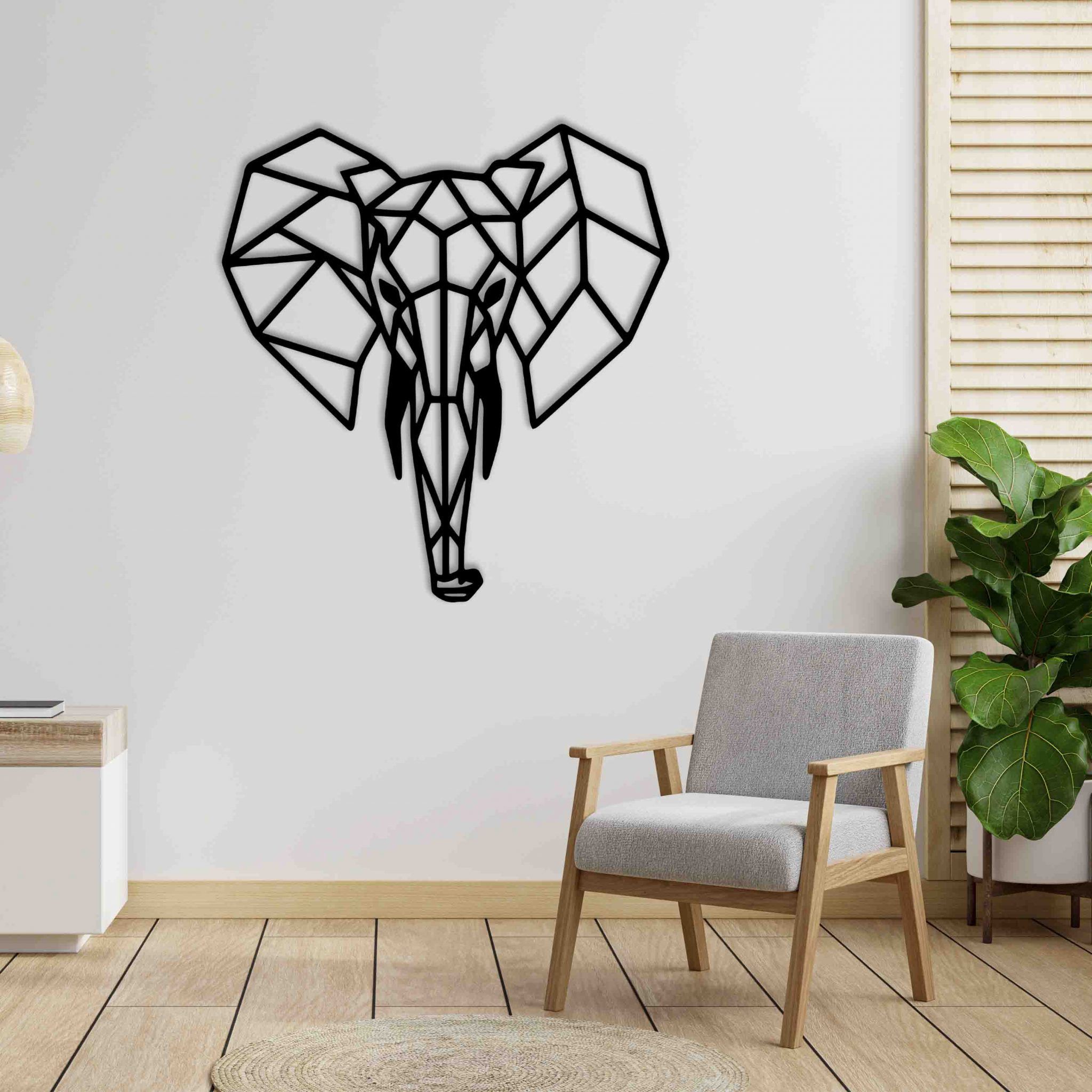 Elefante geométrico - Imagen 3