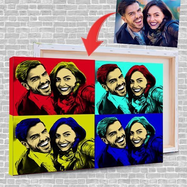 Lienzo pop art personalizado