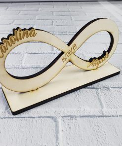 Infinito madera personalizado