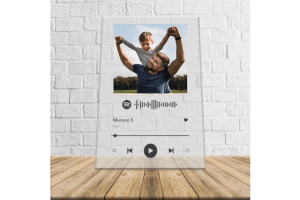 placa Spotify regalo personalizado para el día del padre