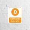 VINILO SEÑAL ACEPTAMOS BITCOIN