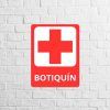 vinilo botiquín rojo