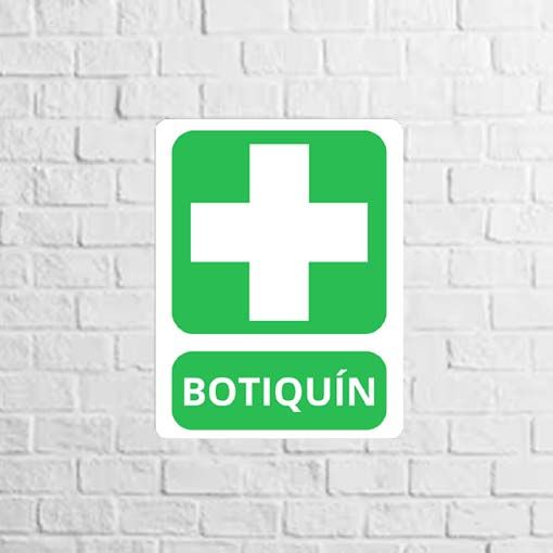 vinilo botiquín verde