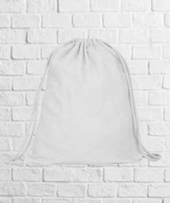 Mochila algodón blanca