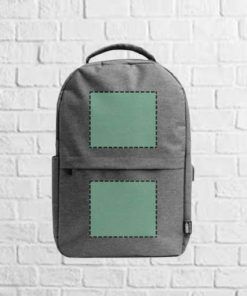 personalización mochila de poliéster reciclado