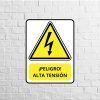 Vinilo Peligro alta tension