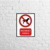 Vinilo Prohibido perros