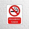 Prohibido fumara impresion