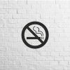 Prohibido fumar adhesivo de corte