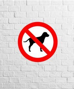 Prohibido Perros Vinilo