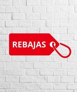 vinilo etiqueta rebajas