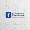 vinilo síguenos Facebook