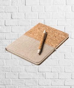 blog de notas de corcho y algodón con boli incluido
