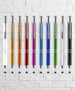 boligrafos de aluminio y pulsador