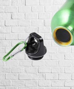 botella de aluminio reciclado tapón