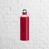 Botella de aluminio con mosqueton