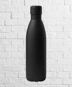 botella acero inoxidable negro