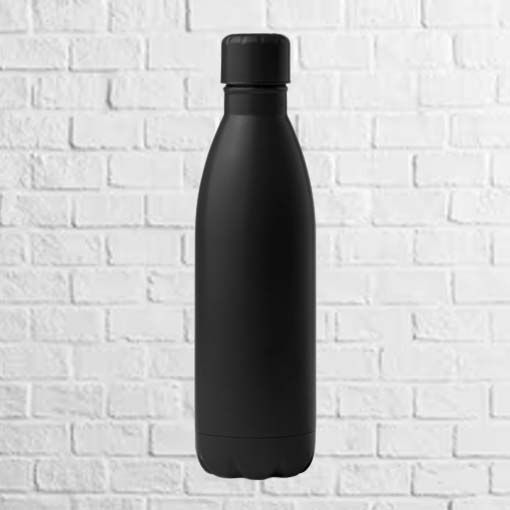 botella acero inoxidable negro