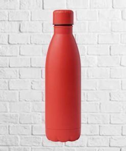 botella acero inoxidable rojo