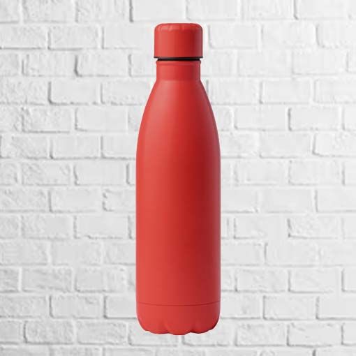 botella acero inoxidable rojo