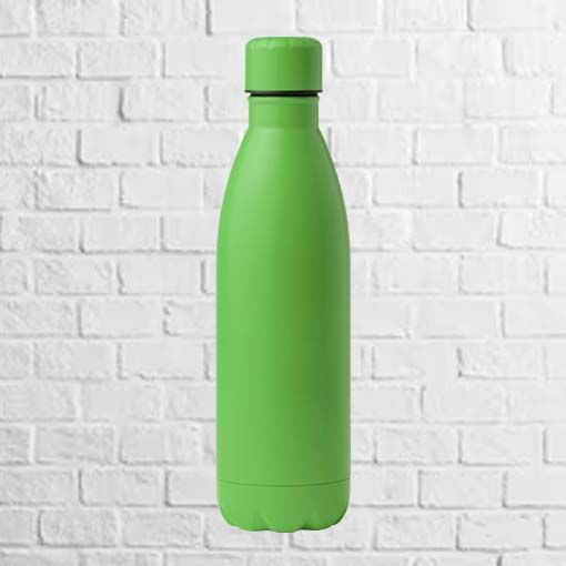 botella acero inoxidable verde