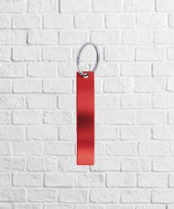 llavero abridor rojo