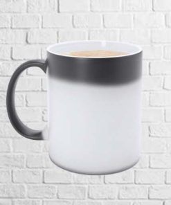 taza de cerámica mágica