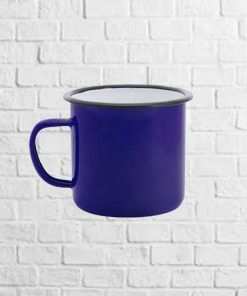 taza metálica