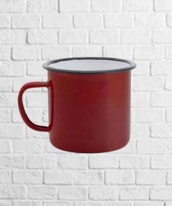 taza metálica