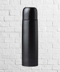 termo acero inoxidable negro