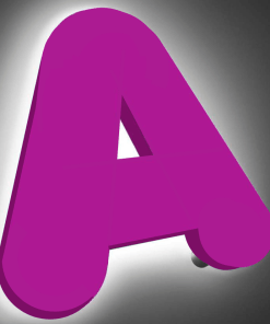 letras corpóreas retroiluminadas