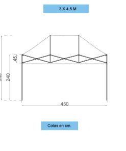 Alternative view of Carpas Publicitarias 3 x 4.5 M