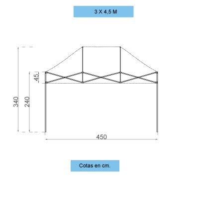 Carpas Publicitarias 3 x 4.5 M - Imagen 2
