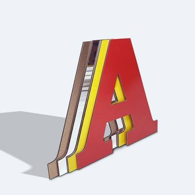 Letras Corpóreas de Dibond