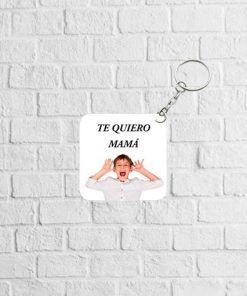 llavero personalizado cuadrado