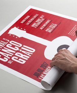 Papel poster personalizado