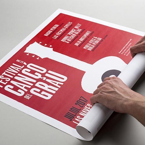 Papel poster personalizado