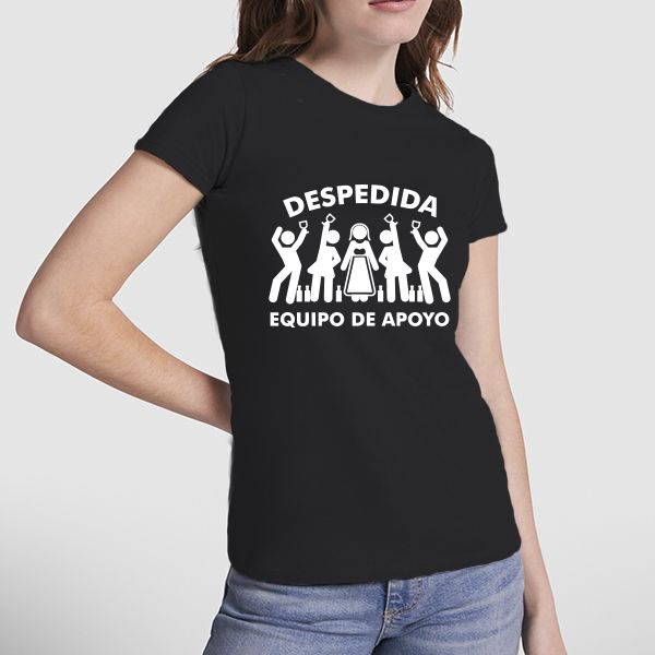 Camiseta Despedida Soltera Equipo de Apoyo