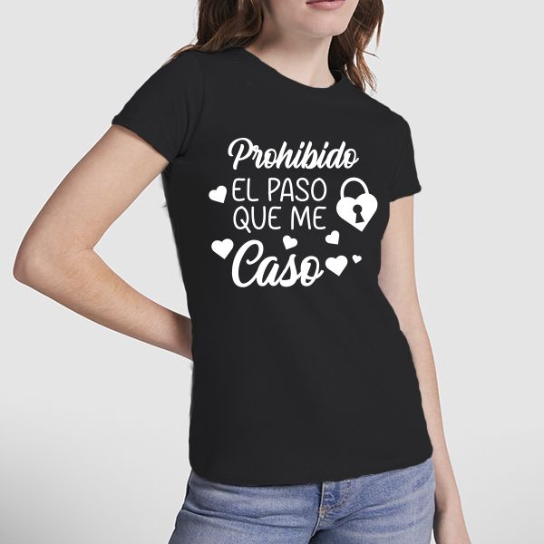 Camiseta Despedida Soltera Prohibido el Paso