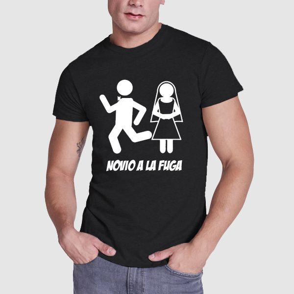 Camiseta Despedida Soltero Novio a la Fuga